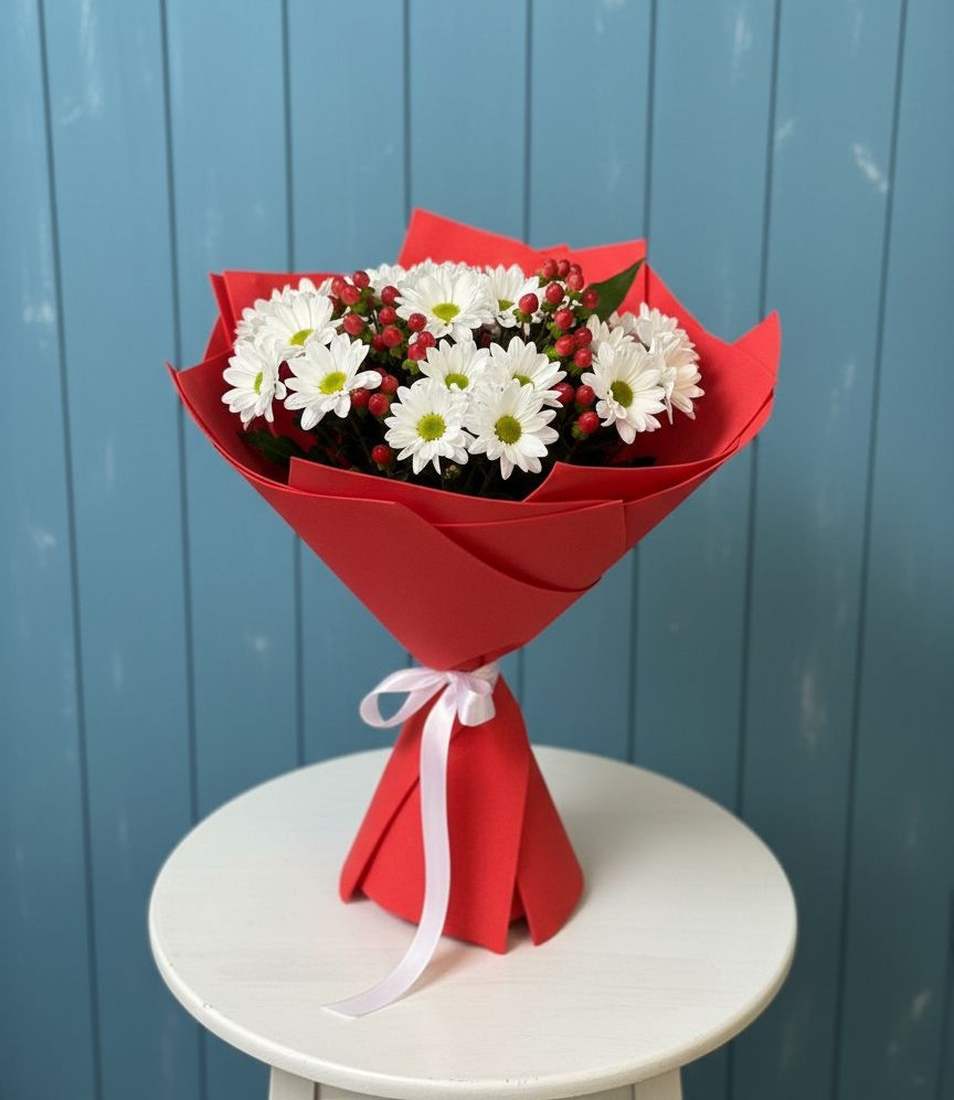 Букет цветов из: Хризантемы в Чаадаевке