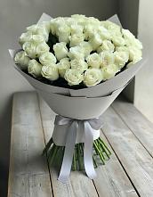 Букет 35 Белых роз в Чаадаевке