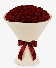 Букет 101 Бордовая роза Блэк Бакарра в Чаадаевке