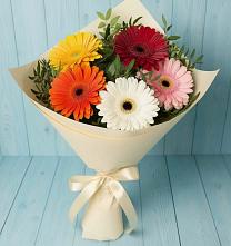 Букет цветов из:  Герберы #REPLACE_PRED# Чаадаевке