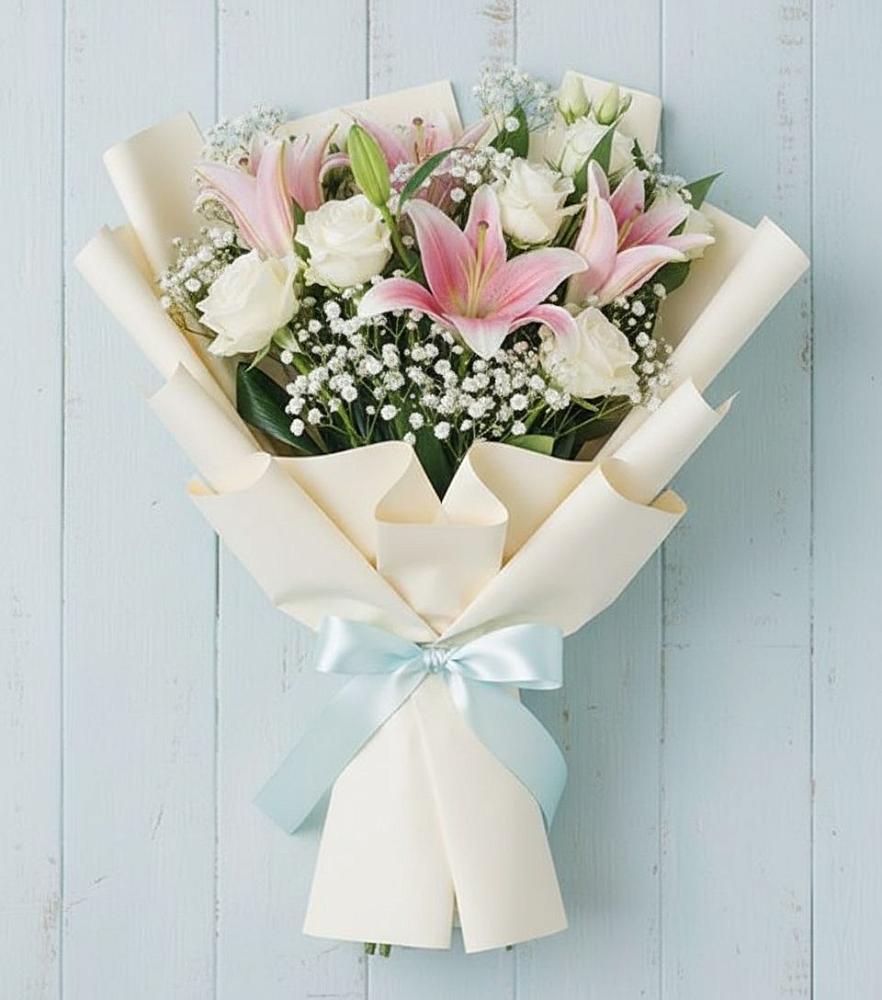 Букет цветов из: Лилии в Чаадаевке