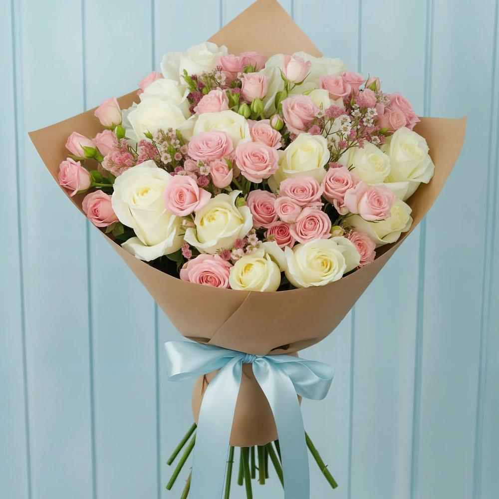 Букет цветов из: Розы в Чаадаевке