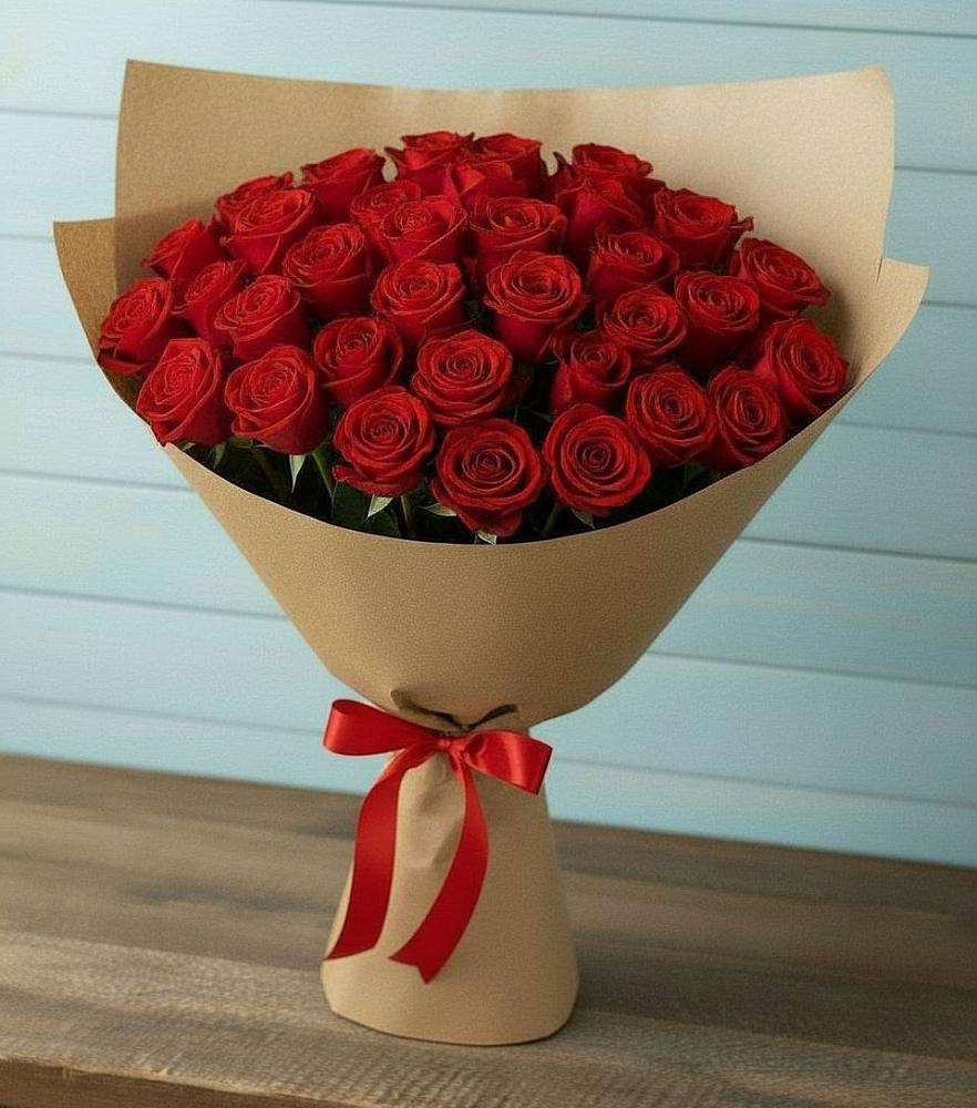 Букет Красные розы Милано в Чаадаевке