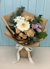 Букет цветов из:  Герберы и Хризантемы в Чаадаевке