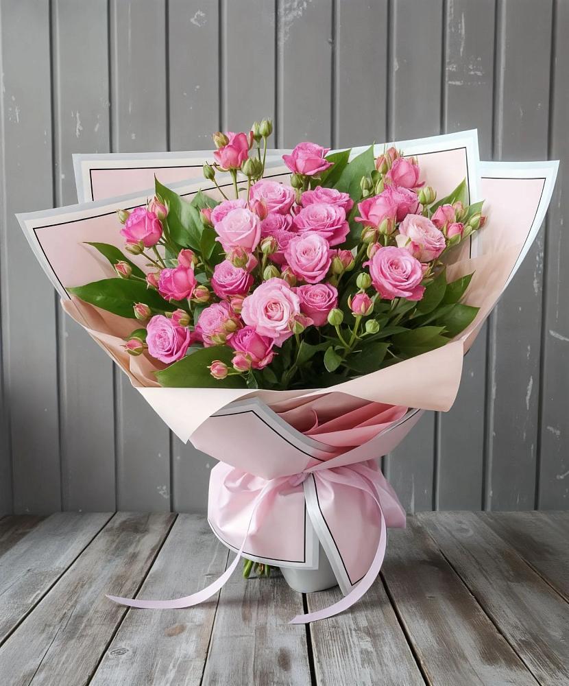 Букет Розовый кустик в Чаадаевке