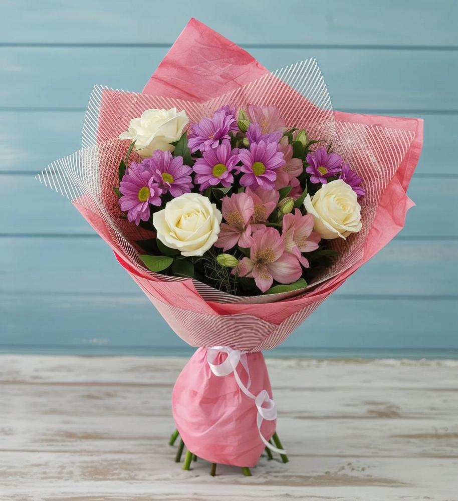 Букет цветов из: Герберы в Чаадаевке